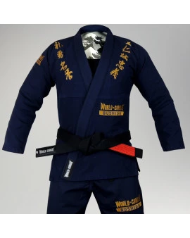Kimono World Combat Bushido - Navy/Gold