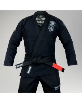 Kimono World Combat Ghost Army - Preto e Chumbo
