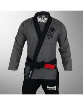 Kimono World Combat Ghost Army - Chumbo e Preto