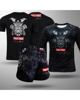Kit: Camiseta Samurai Warrior + Rash Guard Samurai Warrior + Bermuda Samurai Warrior