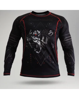 Rash Guard World Combat Black Tiger - Preto