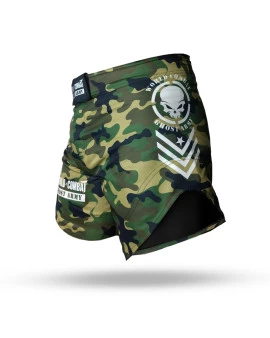 Fight Short World Combat Ghost Army - Camuflado Verde