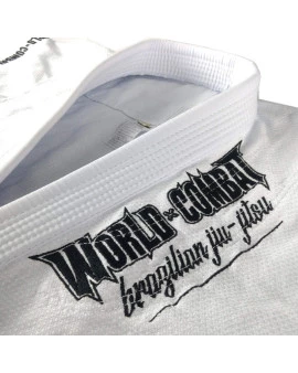 Jaleco (Wagui) World Combat BJJ - Branco